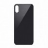 Galinis dangtelis iPhone XS pilkas (space grey) (bigger hole for camera) HQ