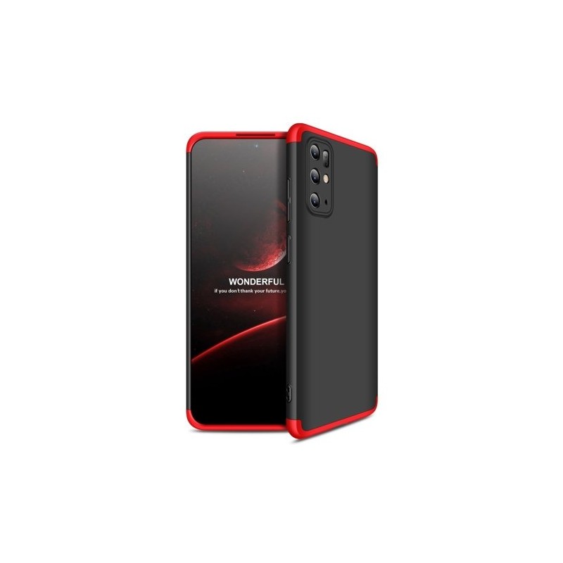 Dėklas GKK 360 Protection Case Front and Back Samsung Galaxy S20 Plus G985 juodas raudonas