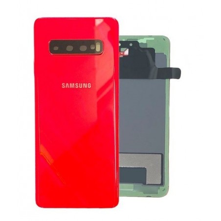 Galinis dangtelis Samsung G973 S10 raudonas (Cardinal Red) originalus (used Grade C)