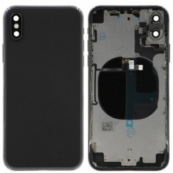 Galinis dangtelis iPhone X pilkas (space grey) pilnas su sleifais ir baterija (used Grade A)