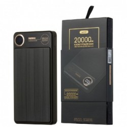 Isorine baterija POWER BANK Remax Kooker 20000mAh (2xUSB) juoda