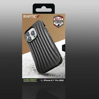 Raptic X-Doria Clutch dėklas telefonui iPhone 14 Pro nugarėlė juoda