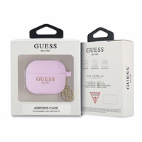 Guess GUA3LSC4EU AirPods 3 dėklas violetinis/violetinis Charm 4G Collection