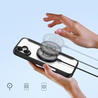 Dux Ducis Skin X Pro iPhone 16 dėklas su MagSafe ir atveriamu dangčiu - juodas