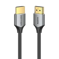 Itin plonas HDMI kabelis Vention ALEHD, 0,5 m, 4K 60Hz (pilkas)