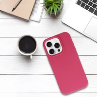 Tel Protect silikoninis dėklas telefonui Iphone 16 avietinis