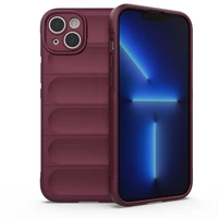 Magic Shield Case dėklas telefonui iPhone 14 Plus elastingas šarvuotas dėklas bordo
