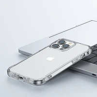 Joyroom Defender serijos dėklas iPhone 14 Plus šarvuotas kablio dėklas su stovu skaidrus (JR-14H3)