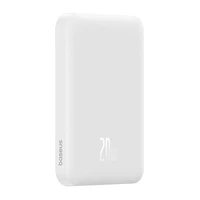 Magnetinis mini maitinimo blokas "Baseus" 5000 mAh, USB-C 20W (baltas)