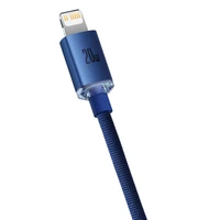 Baseus kabelis Crystal Shine USB-C - Lightning 1,2 m 20W mėlynas