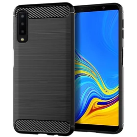 CARBON Dėklas telefonui SAMSUNG A7 2018 ( A750 ) - juodas
