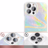 Kingxbar Shell Series prabangus elegantiškas dėklas telefonui iPhone 13 Pro perlinis-mėlynas