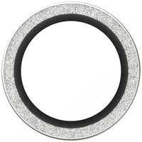 PanzerGlass Hoops Glitter Tempered Glass Lens Apsauginis stiklas skirtas iPhone Air - sidabrinis