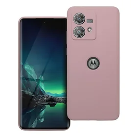 Dėklas silikoninis 2mm telefonui MOTOROLA EDGE 40 Neo rožinis