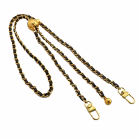 Telefono raištis G-14 juodas-auksinis