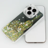 Snowflake Series dėklas telefonui Iphone 15 Plus juodas