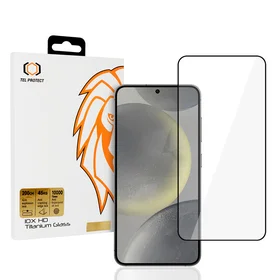 Apsauginis stiklas Tel Protect 10X HD Titanium skirtas Samsung Galaxy S24/S25 (su pirštų atspaudo atrakinimu)