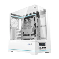 Darkflash DY450 kompiuterio korpusas be ventiliatorių (baltas)