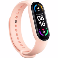 Apyrankė Xiaomi Mi Band 5/6/7 šviesiai rožinė