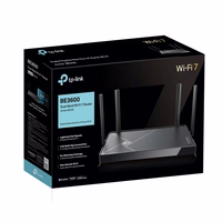 TP-Link Archer BE230 belaidis maršrutizatorius 2.5 Gigabit Ethernet Dviguba juosta (2,4 GHz / 5 GHz) Juoda