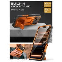 Supcase Unicorn Beetle Pro dėklas iPhone 17 Pro Max oranžinis