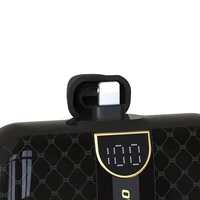 Mini išorinė baterija Dudao K20SL 5000mAh su Lightning / USB-C jungtimis (juoda)