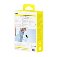 Baseus EnerFill FC31 20000mAh 45W išorinė baterija su ekranu su USB-C ir Lightning kabeliais - Mėlyna