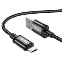 Kabelis USB A į Micro USB Hoco 2,4A 1 m X89 juodas
