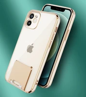 TEL PROTECT prabangus dėklas su stovu skirtas iPhone 11 Pro – juodas