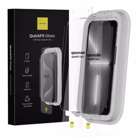 Spacecase Grūdintas stiklas QuickFit Glass iPhone 13 Pro Max/14 Plus