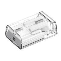 TWS Joyroom JR-TC1 IceLens Series belaidės ausinės su LED lemputėmis - baltos