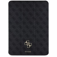 Guess GUFC13RM24PS4SGK iPad Air 13" 2024 juodas/juodas Magnetinis 4G Didelis Logotipas