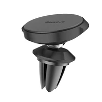 Baseus Small Ears magnetinis automobilinis laikiklis ventiliacijos grotelių tvirtinimui (juodas)