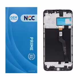 NCC LCD ekranas SAMSUNG A10 A105 F/M/G OEM su rėmeliu