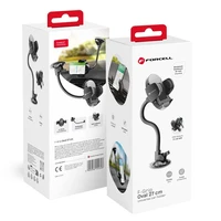 FORCELL F-GRIP Oval 27 cm automobilio laikiklis priekinio stiklo / prietaisų skydelio / oro angai juodas