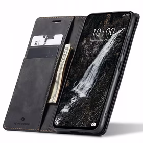 Spacecase Dėklas-piniginė Redmi Note 14 4G juodas