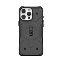 UAG Pathfinder Magnetinis dėklas iPhone 16 Pro Max - sidabrinis