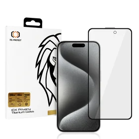 Grūdintas stiklas Tel Protect 10X Privacy Titanium Iphone 16 Pro Max