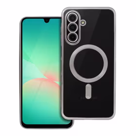 ELECTRO MAG COVER magnetinis dėklas telefonui, suderinamas su MagSafe, skirtas SAMSUNG A26, titano pilkas