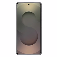 Nillkin Iceblade Prop Magnetic Dėklas with Camera Dėklas and Stovas suderinamas su MagSafe for Samsung Galaxy S26 Ultra - skaidrus juodas