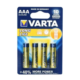VARTA alkalinės baterijos R3 (AAA) Longlife 4 vnt