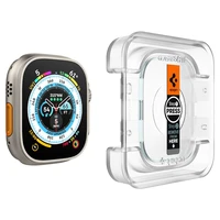 Spigen Glas.tR EZ Fit temperuotas stiklas Apple Watch Ultra / Ultra 2 (49 mm) - 2 vnt