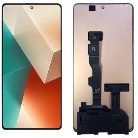 Ekranas Xiaomi Redmi Note 13 5G/Redmi Note 14S su lietimui jautriu stikliuku juodas ORG