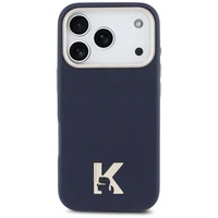 KARL LAGERFELD case for IPHONE 17 Pro Max compatible with MagSafe KLHMP17X5PGFKHGB (PU FW W/ KHead Logo) blue
