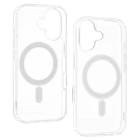 Akrilinis magnetinis dėklas telefonui Iphone 17 skaidrus