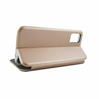 Beline Book Magnetic dėklas Samsung M13 4G M135 rožinis auksinis A13 5G A136 / A04s A047