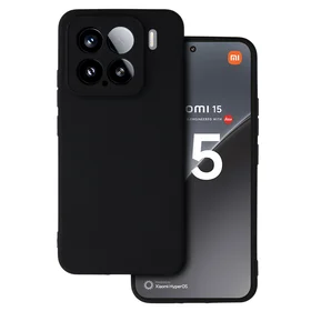 Matinis dėklas telefonui (m) juodas (m) - skirtas XIAOMI 15 5G