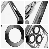 Dėklas GLAM IPHONE 15 Pro Max juodas