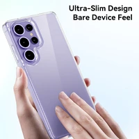 Rock Crystal Transparent Series Dėklas telefonui Samsung Galaxy S25 skaidrus