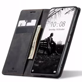 Spacecase piniginės dėklas Xiaomi 11T/11T Pro juodas